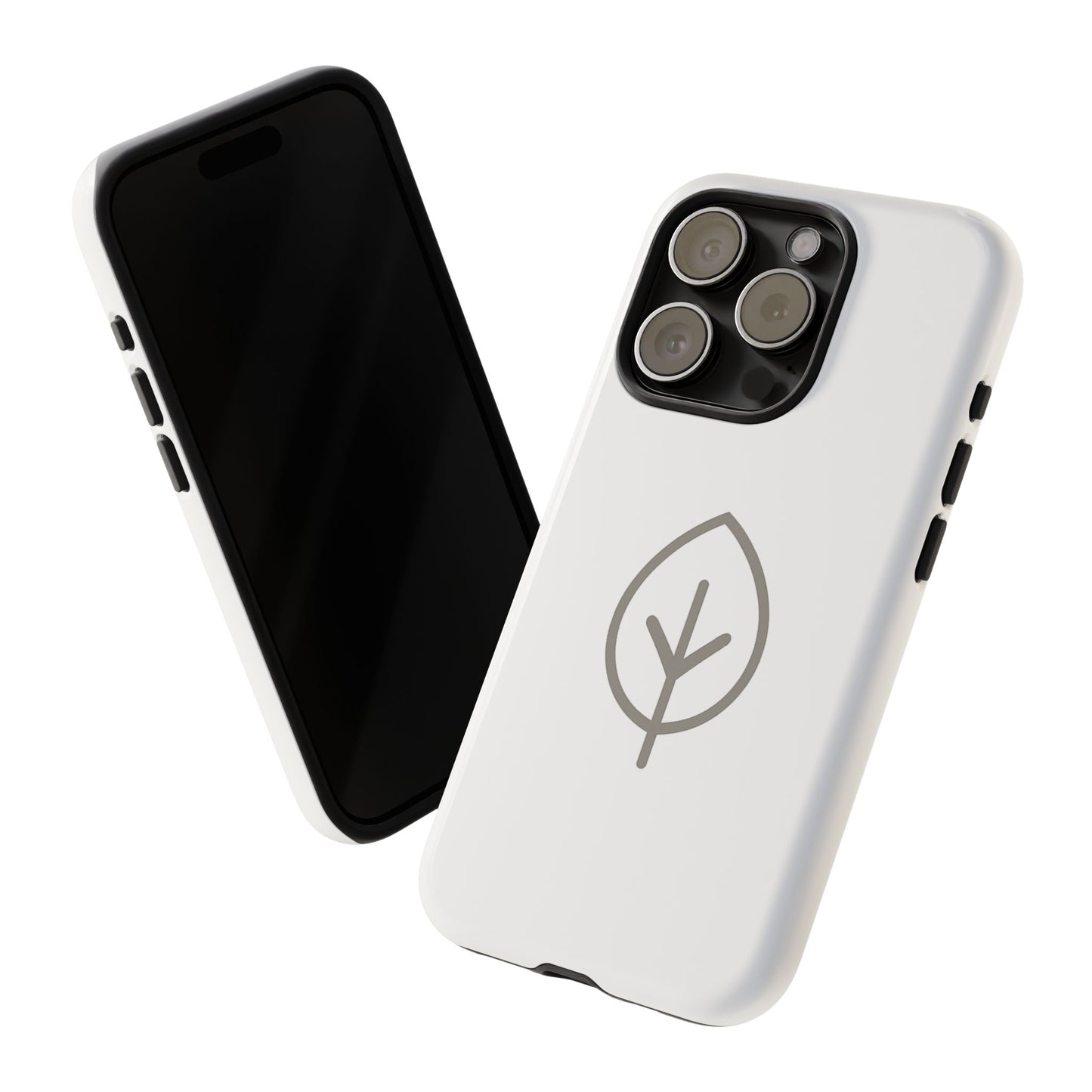 Eco-Friendly Tough Phone Case, Nature Design, Green Leaf, Unique Gift for Phone Lovers, Plant Lover Accessories