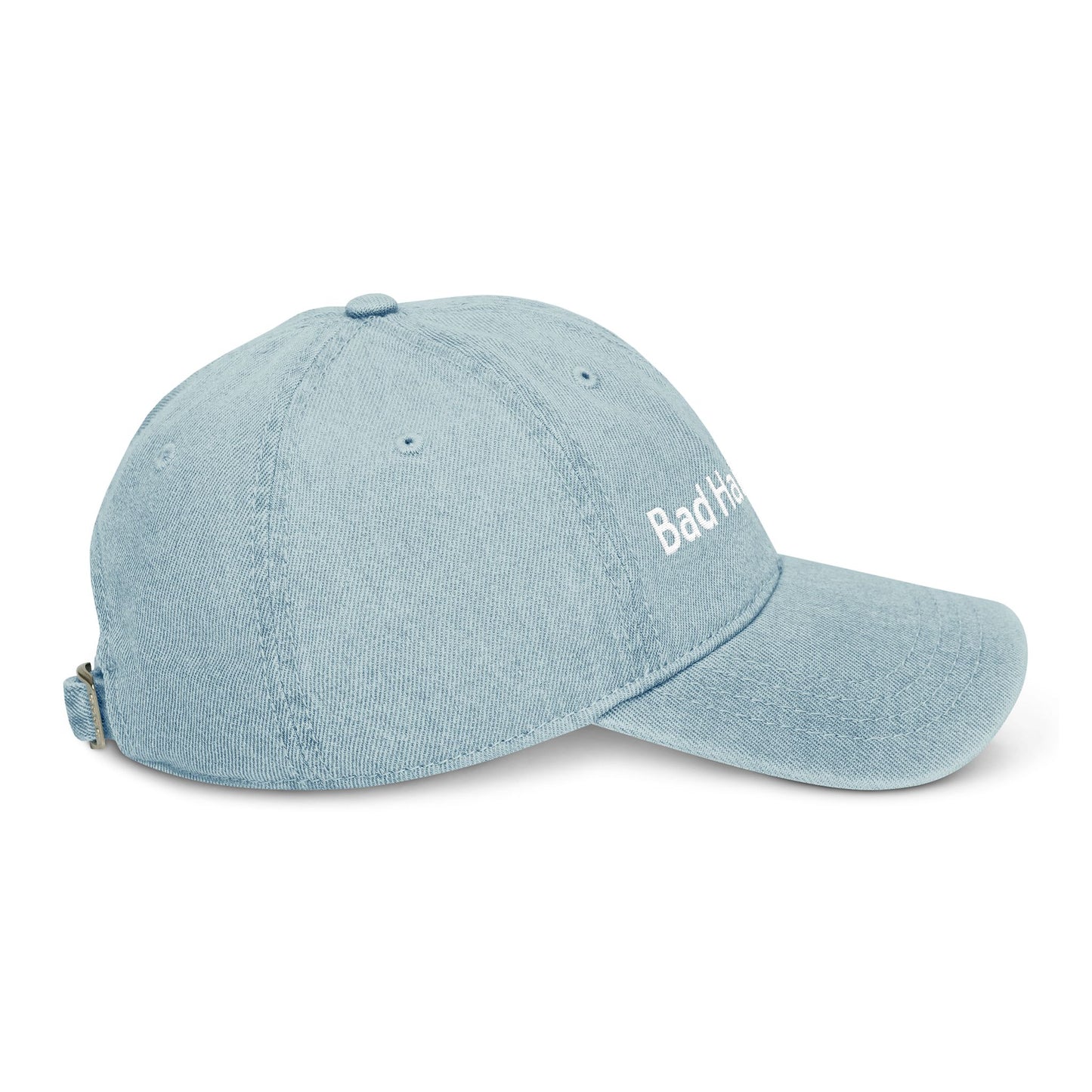 Bad Hair Day Denim Hat | Stylish Embroidered Cap for Casual Outings, Gift for Friends, Summer Accessory, Everyday Wear, Trendy Fashion