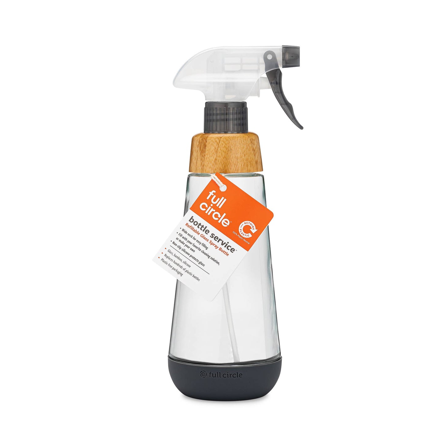 Bottle Service Glass Spray Bottle gray