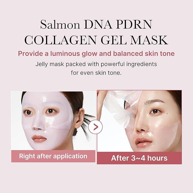 Medicube Salmon DNA PDRN pink collagen jelly gel mask x 4