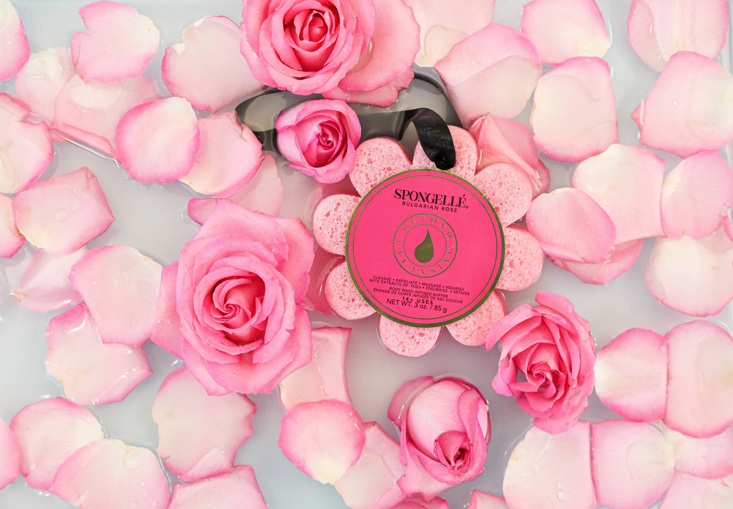 Bulgarian Rose Wild Flower | Soap Sponge | Soap Buffer