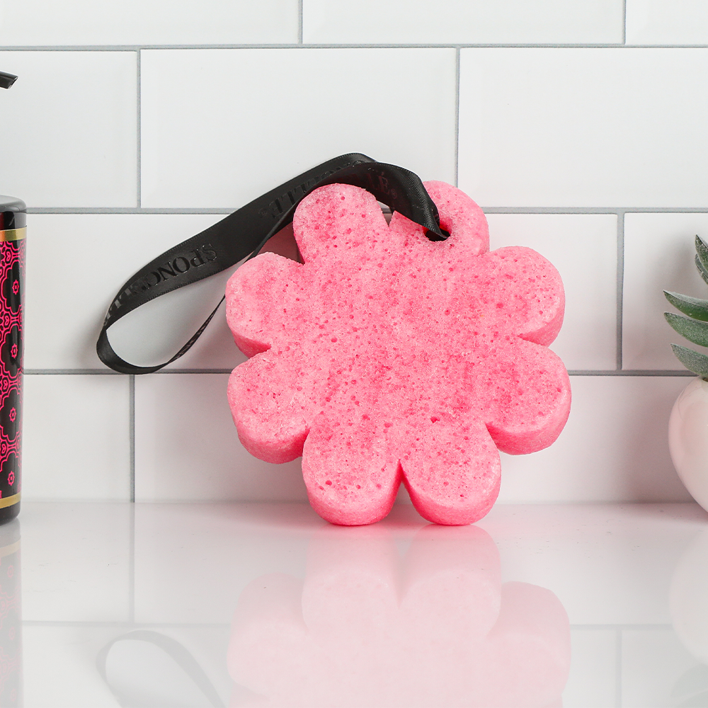Bulgarian Rose Wild Flower | Soap Sponge | Soap Buffer