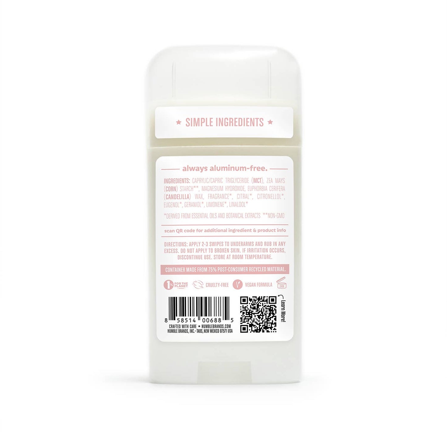Moroccan Rose Vegan & Sensitive Deodorant