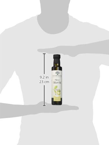 Sutter Buttes Extra Virgin Olive Oil - Meyer Lemon Infused (250 ml bottle) Handcrafted, Artisan Gourmet EVOO Cold Pressed and Flavored w/Premium Fresh Lemon Juice, Unfiltered, Unrefined Olive Oil