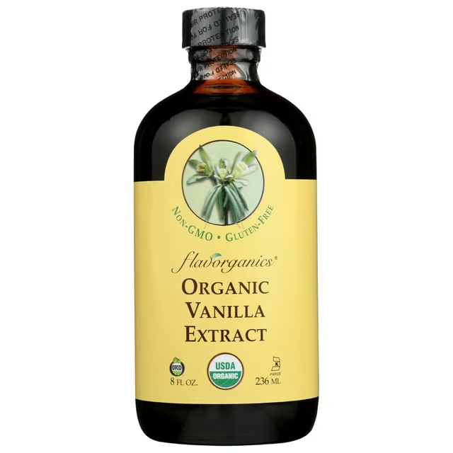 Organic Extract VANILLA 4 Oz By Flavorganics