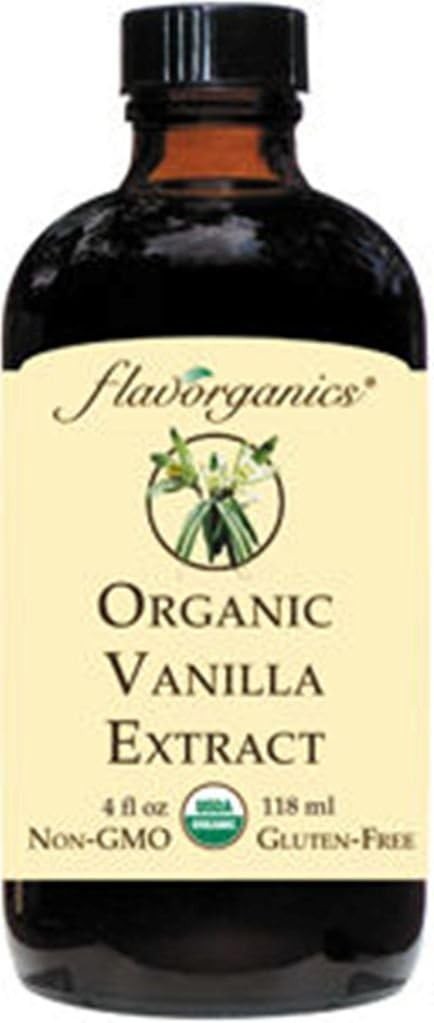 Organic Extract VANILLA 4 Oz By Flavorganics