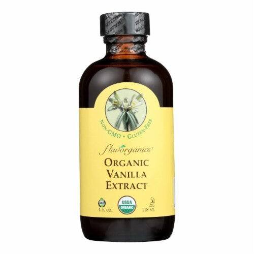 Organic Extract VANILLA 4 Oz By Flavorganics