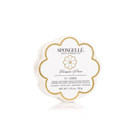 Freesia Pear Daisy Spongette | Soap Sponge | Soap Buffer