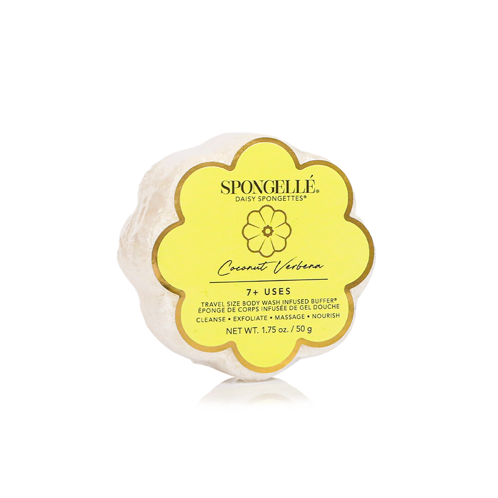 Coconut Verbena Daisy Spongette  | Soap Sponge | Soap Buffer