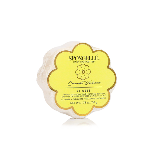 Coconut Verbena Daisy Spongette  | Soap Sponge | Soap Buffer