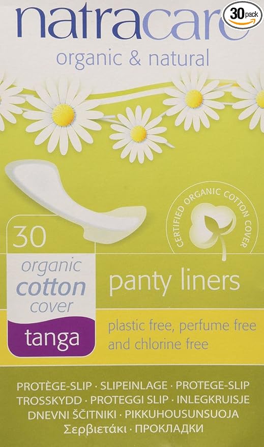 NATRACARE PANTY LINER,TANGA, 30 CT