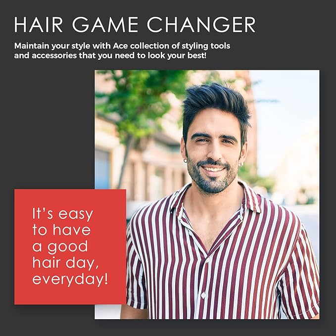 GOODY Hair Ace Dressing Hair Comb, 7.5 Inch, Black, 1 Count