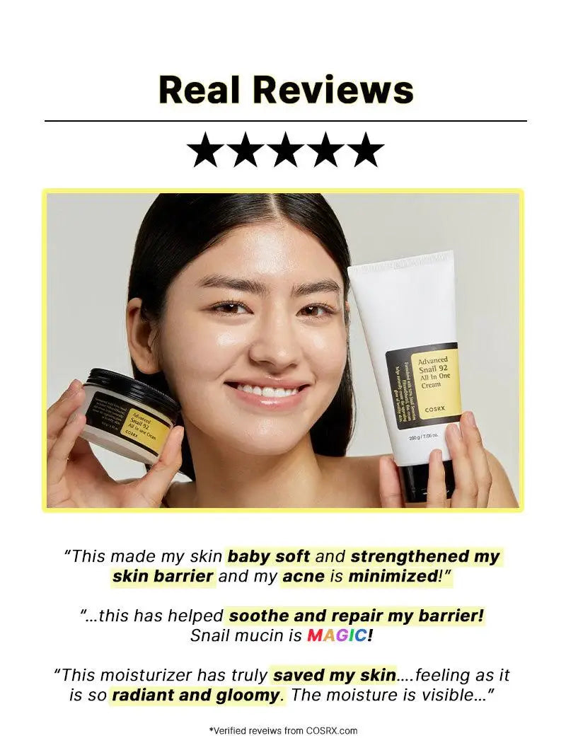 [COSRX] ADVANCED SNAIL 92 ALL IN ONE CREAM 100G