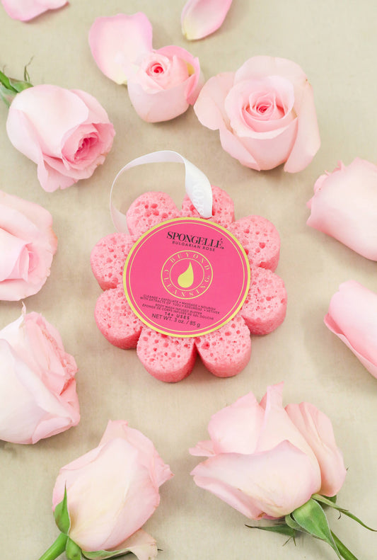 Bulgarian Rose Wild Flower | Soap Sponge | Soap Buffer
