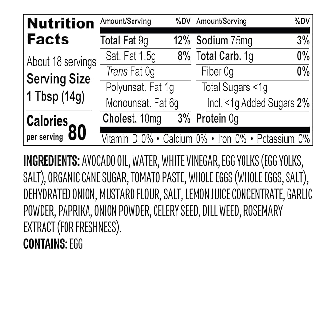 Chosen Foods Burger Sauce, for Hamburgers, Sandwiches, Nuggets, Wings, Fries, and More 9 floz