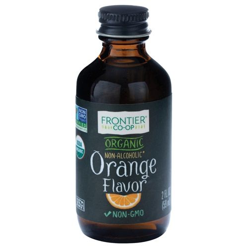 FRONTIER Organic Orange Flavor, 2 FZ