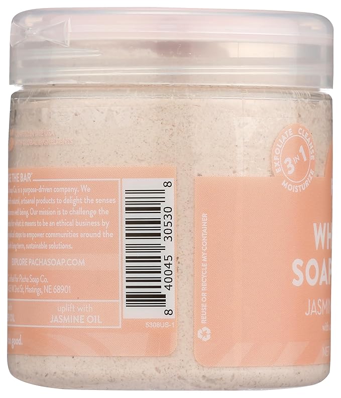 Pacha Soap Jasmine Gardenia Whipped Soap, 8 Oz