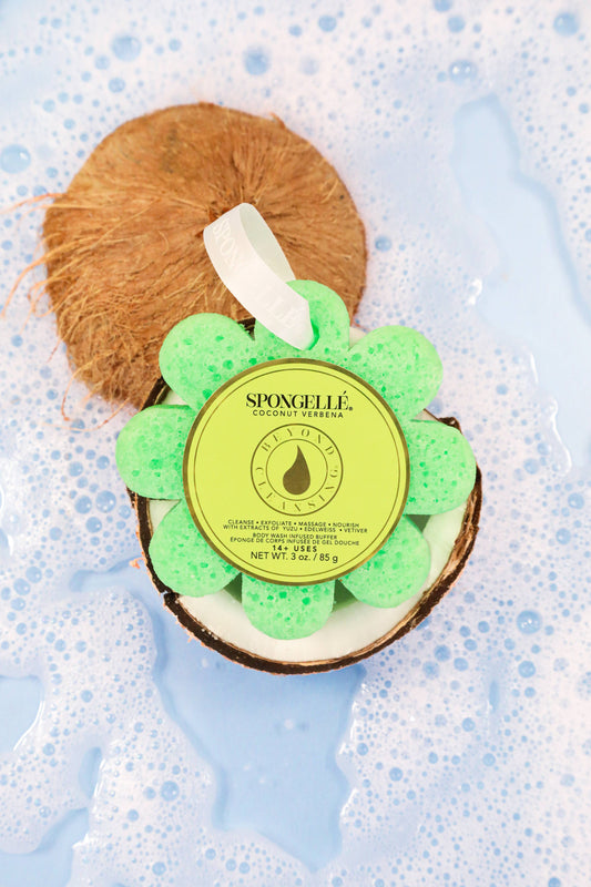 Coconut Verbena Wild Flower | Soap Sponge | Soap Buffer