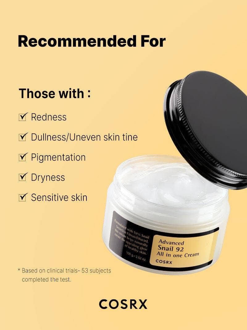 [COSRX] ADVANCED SNAIL 92 ALL IN ONE CREAM 100G