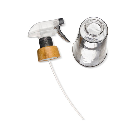 Bottle Service Glass Spray Bottle in DTC Packaging green