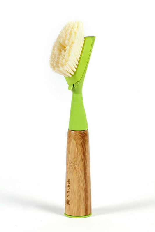 Full Circle Suds Up Soap‑Dispensing Dish Brush – Green